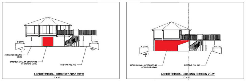 Treehouse Side Elevation