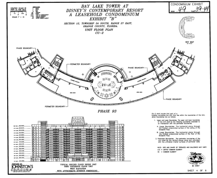 Bay Lake Tower declaration