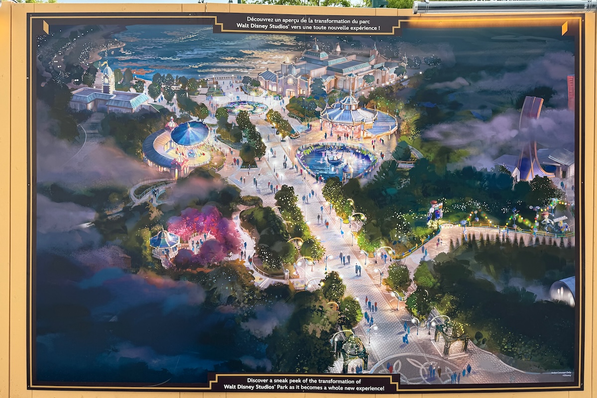 Disney Studios Paris Adventure World Map