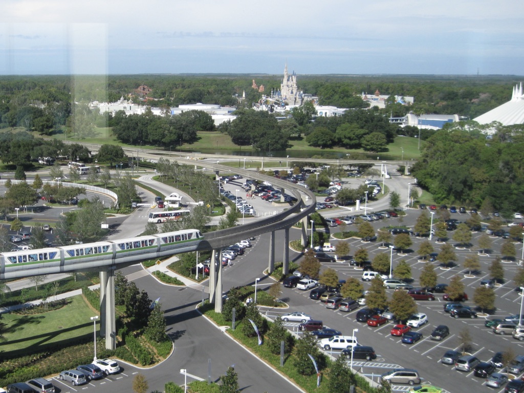 Magic Kingdom from Top of the World Lounge