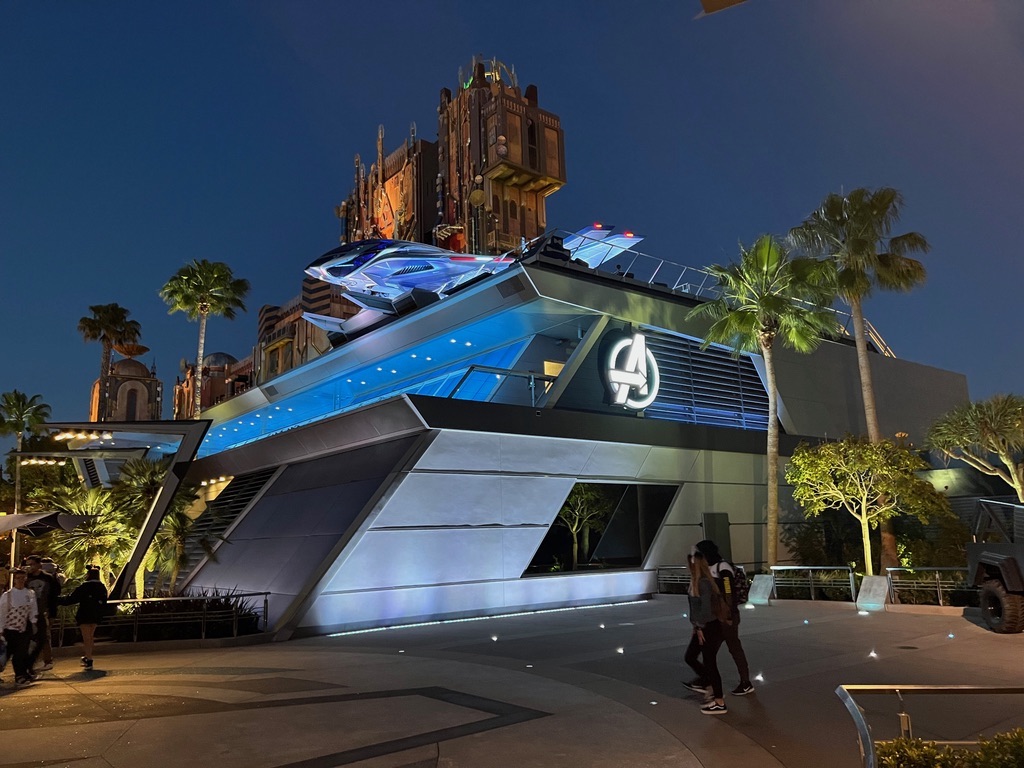 DCA Avengers Campus Night