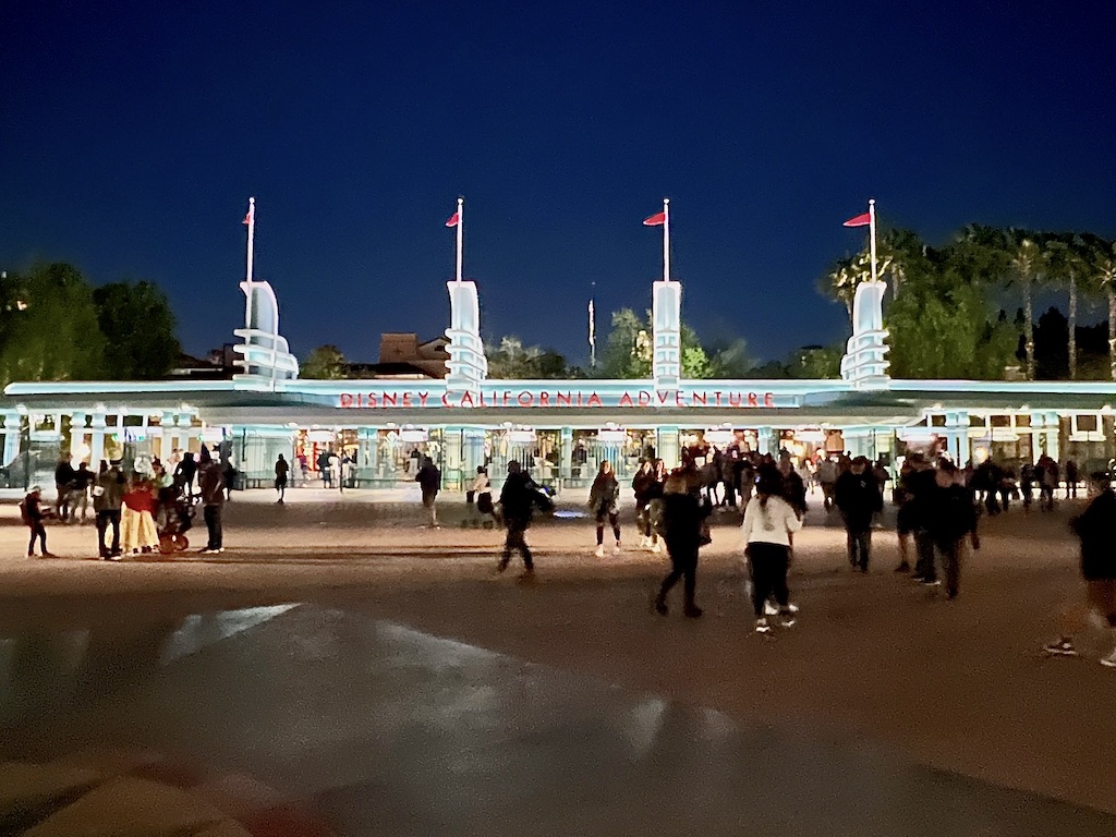 Disney California Adventure Entry Night