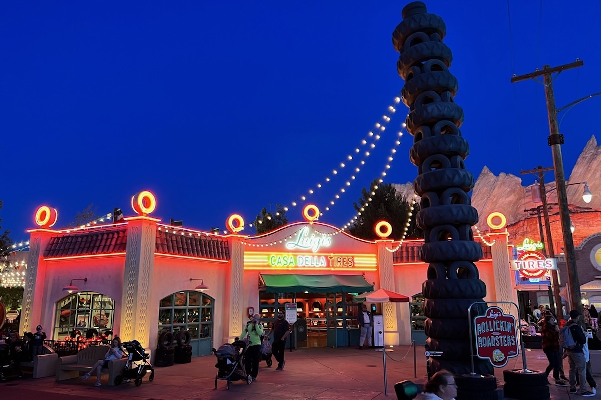 Disney California Adventure Luigi Night