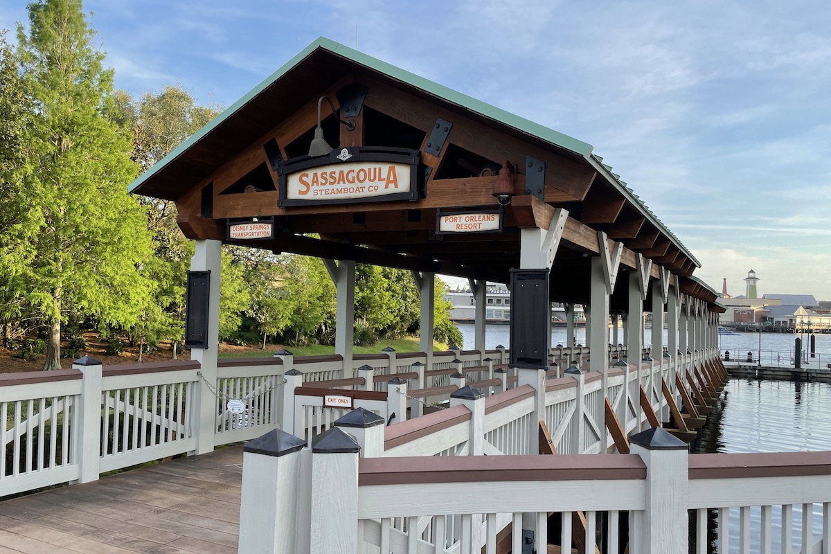 Disney Springs Sassagoula Dock