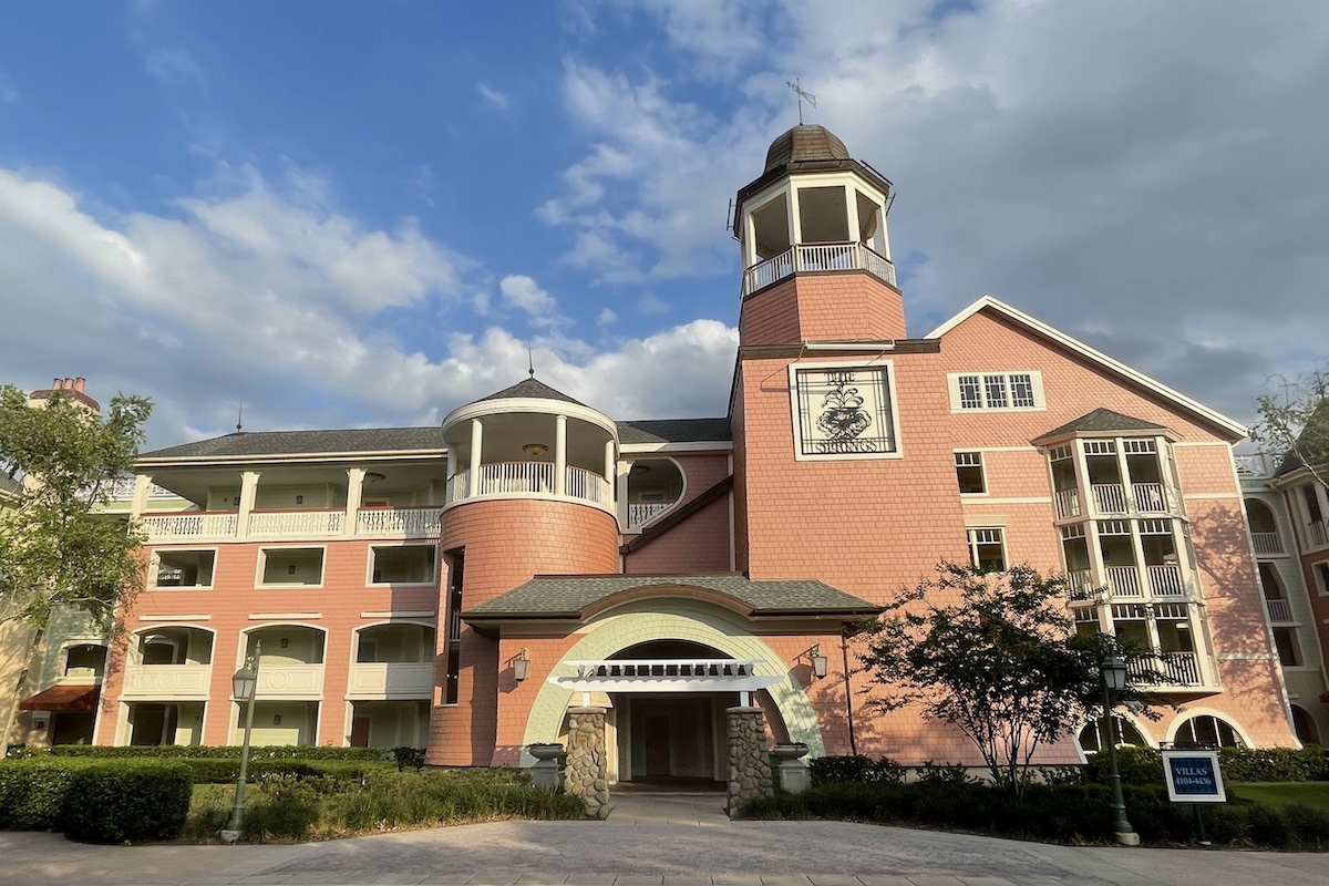 Disneys Saratoga Springs Resort Exterior Red