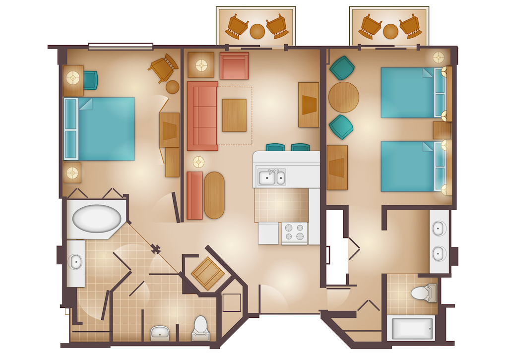 Two Bedroom Villa