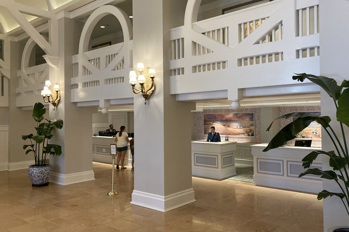 Disneys Beach Club Villas Lobby Desk