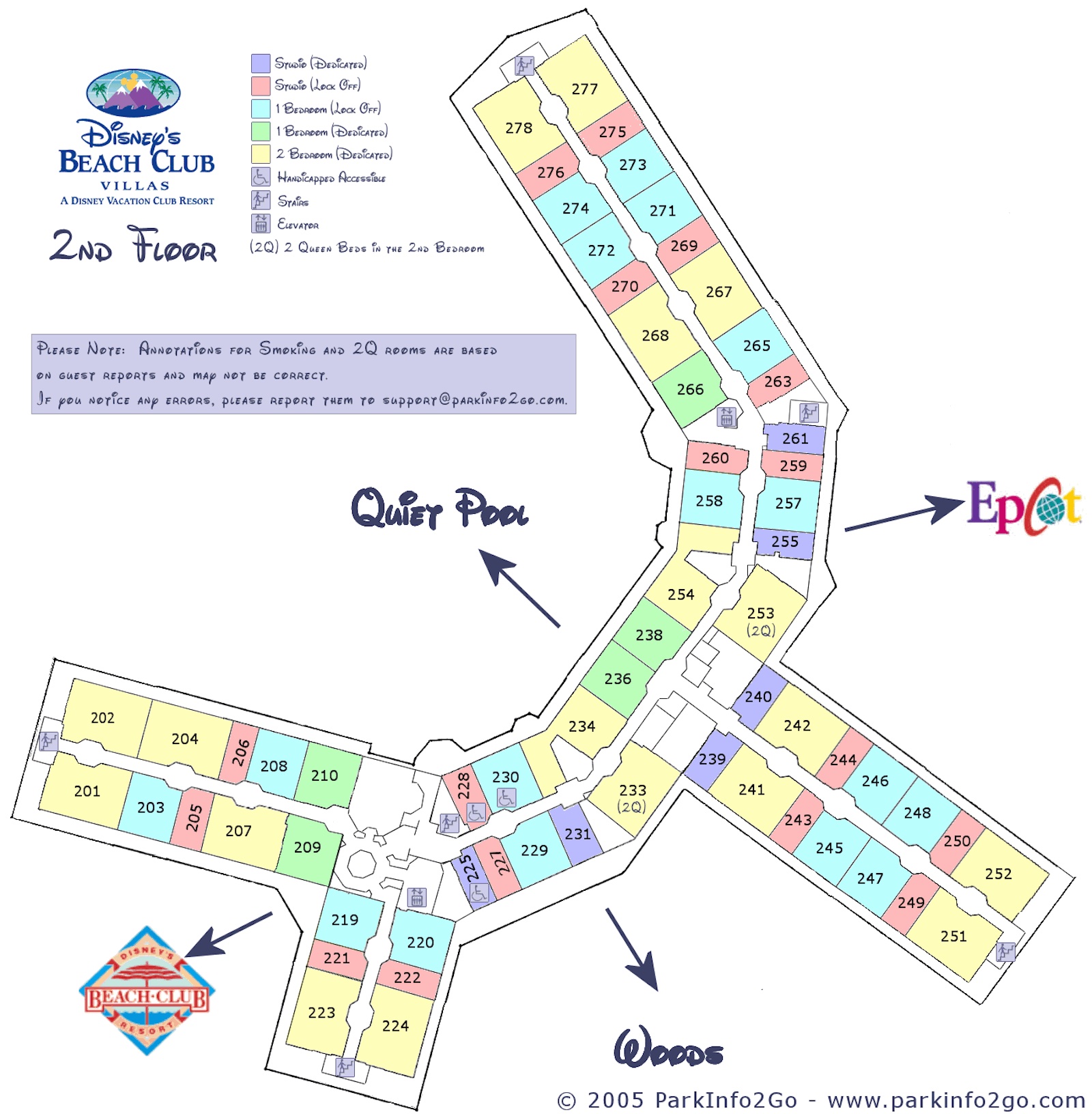 Beach Club Floorplan - Floor 2