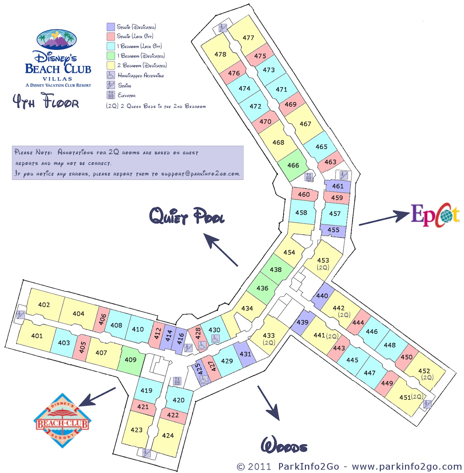 Beach Club Floorplan - Floor 4