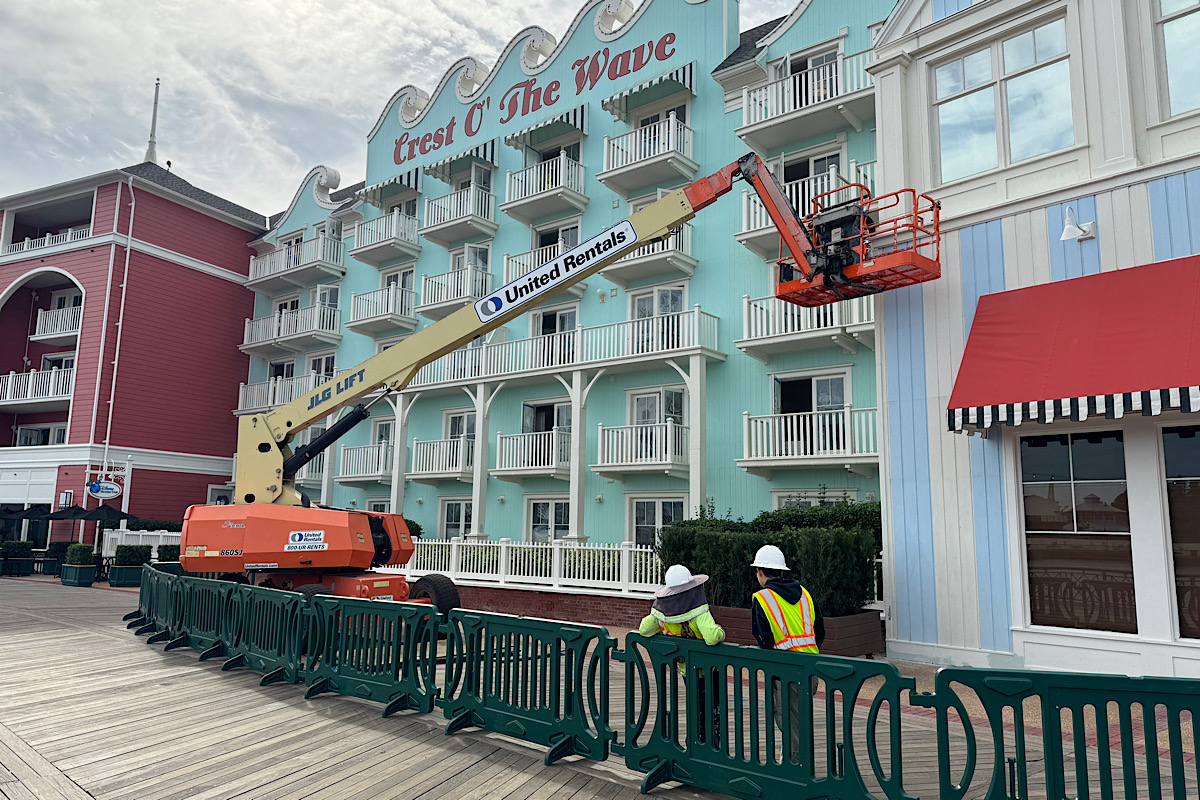 Disneys Boardwalk Refurb 2023 12f