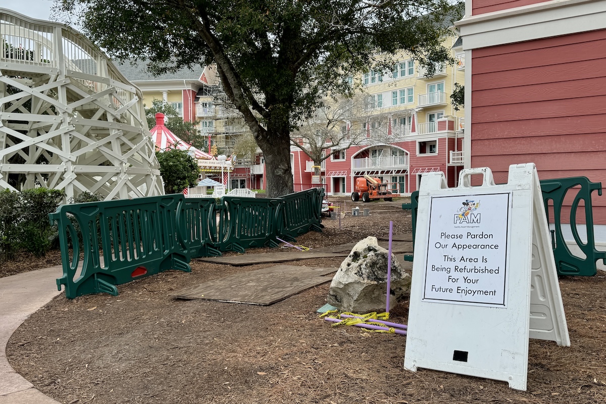 Disneys Boardwalk Villas Refurb 2024 January 6