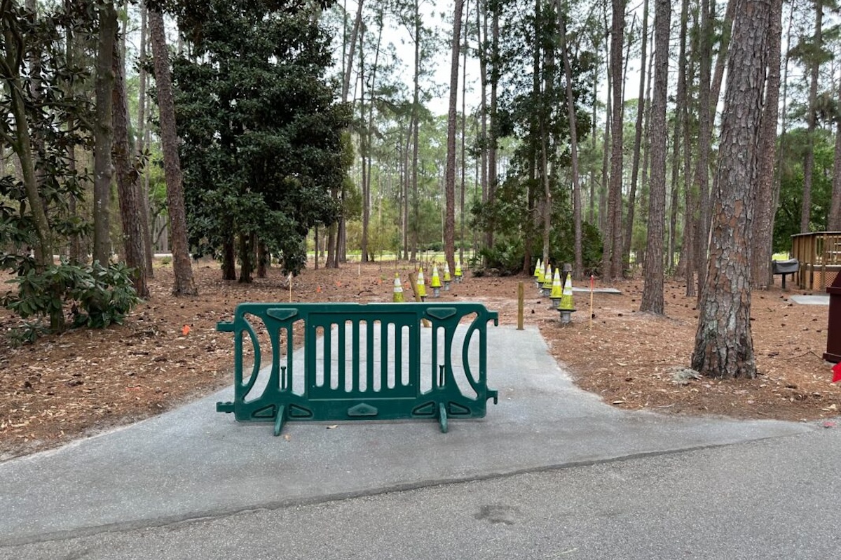 WDW Fort Wilderness Site Prep for DVC Cabins 3 2 24 7