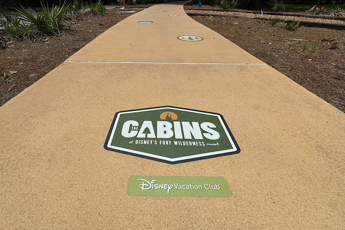 Disneys Fort Wilderness Cabins Model Walkway