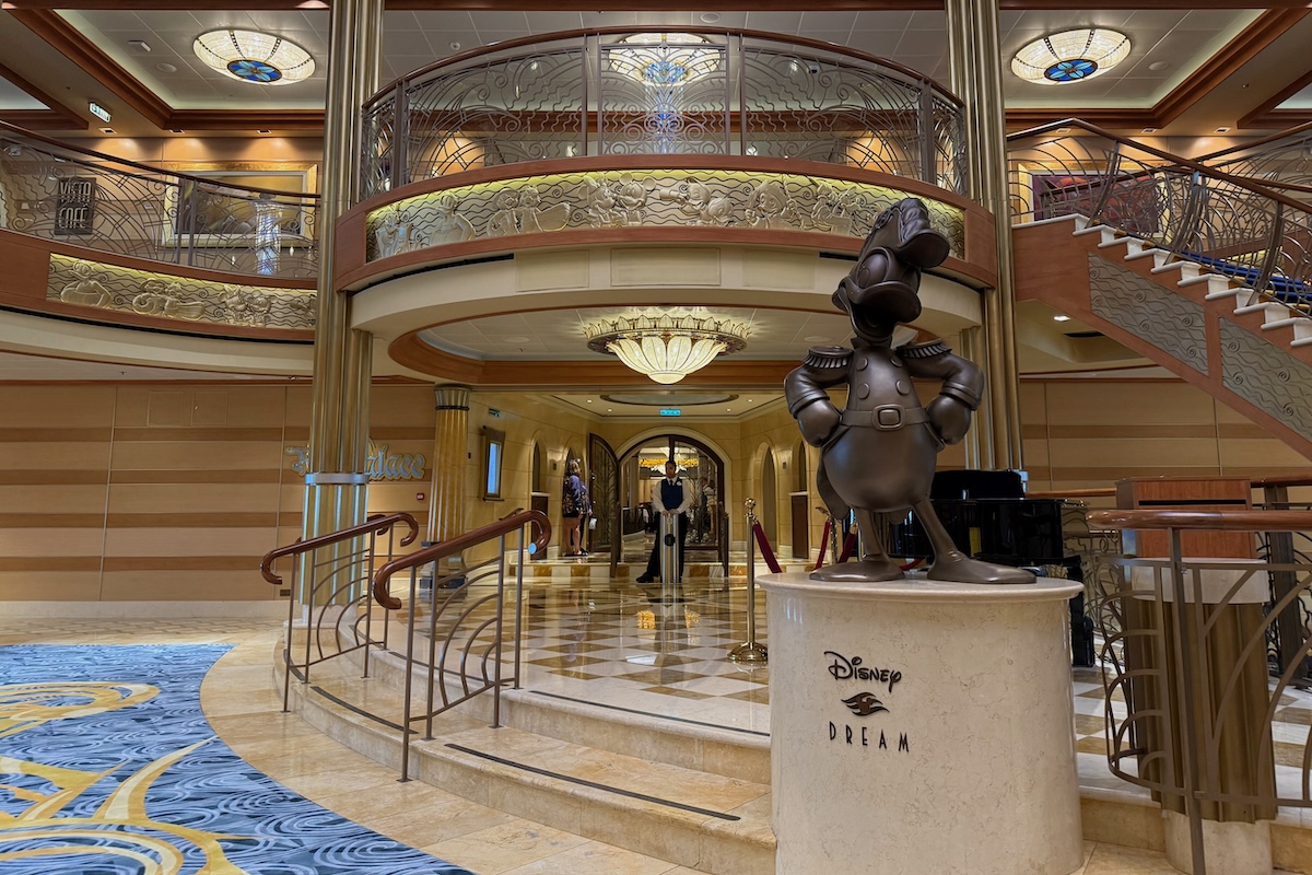 Disney Cruise Line Dream Atrium Donald