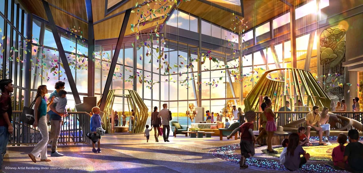Disney Lakeshore Lodge Concept Lobby 1