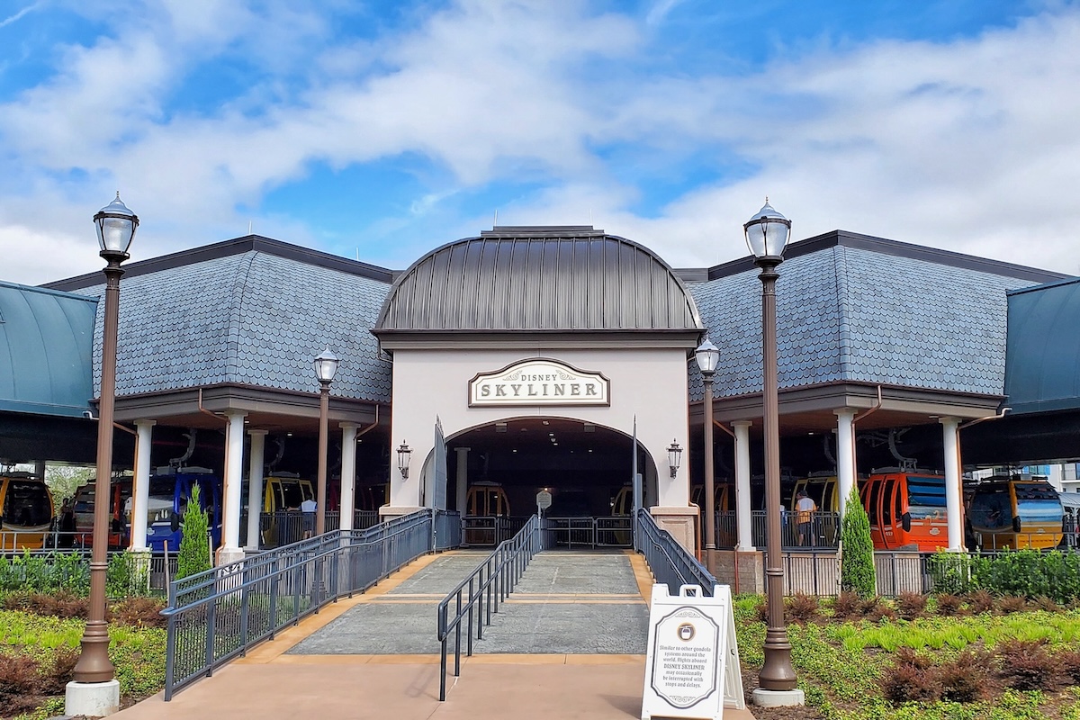 Disneys Riviera Resort Exterior Skyliner Station