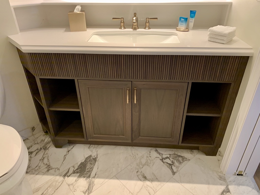 Bathroom vanity and storage