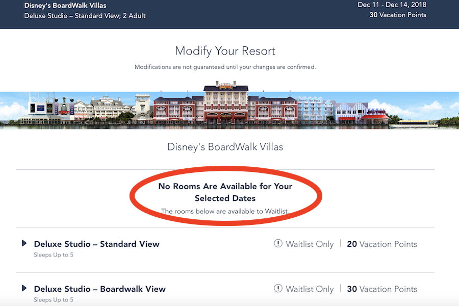 DVC Booking Site - June 2018