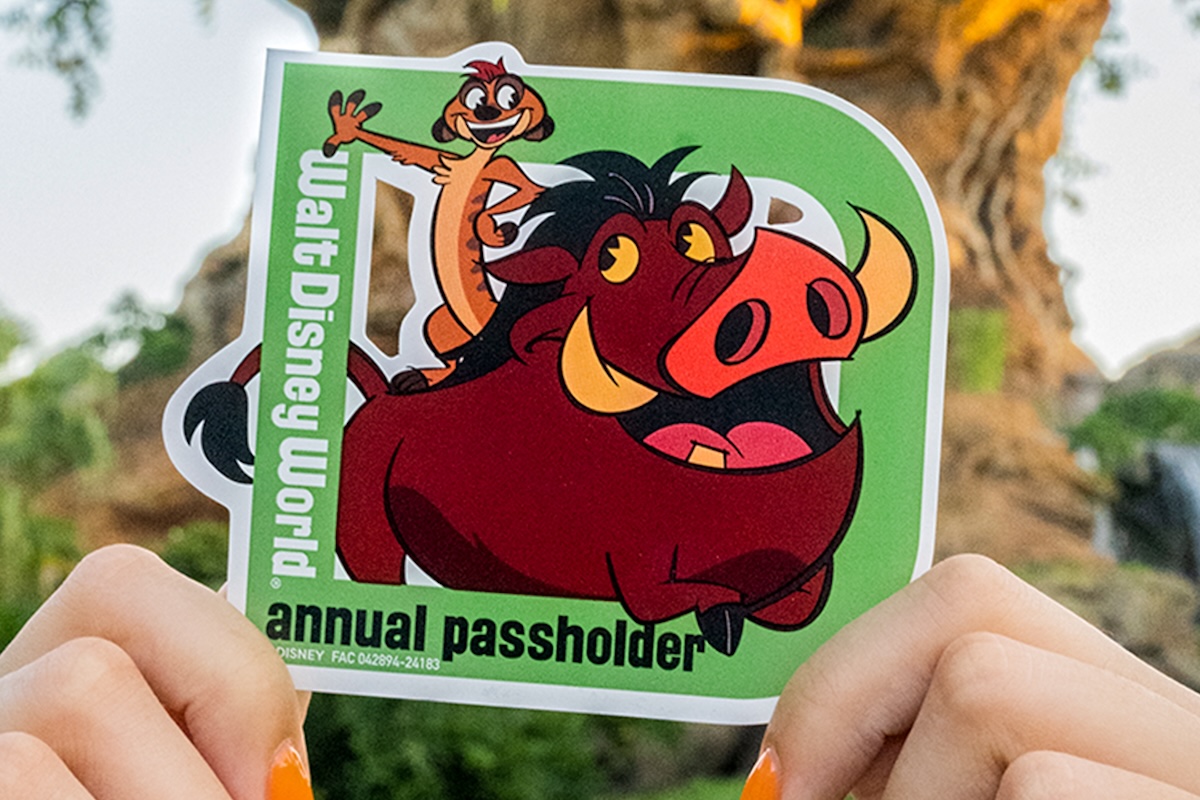 Walt Disney World Passholder Magnet 2024 Timon Pumbaa