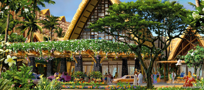 Ko Olina Concept Artwork (copyright Disney 2009)