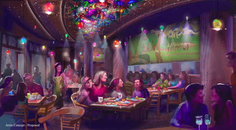 Makahiki restaurant (copyright Disney)