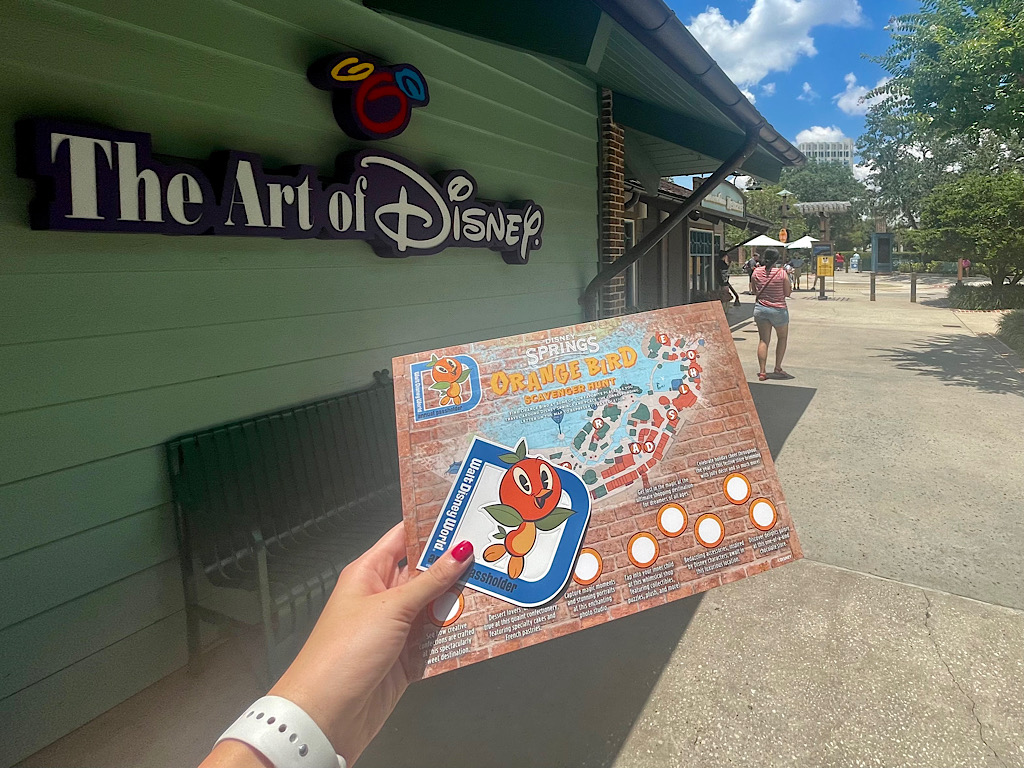 Orange Bird Passholder Magnet