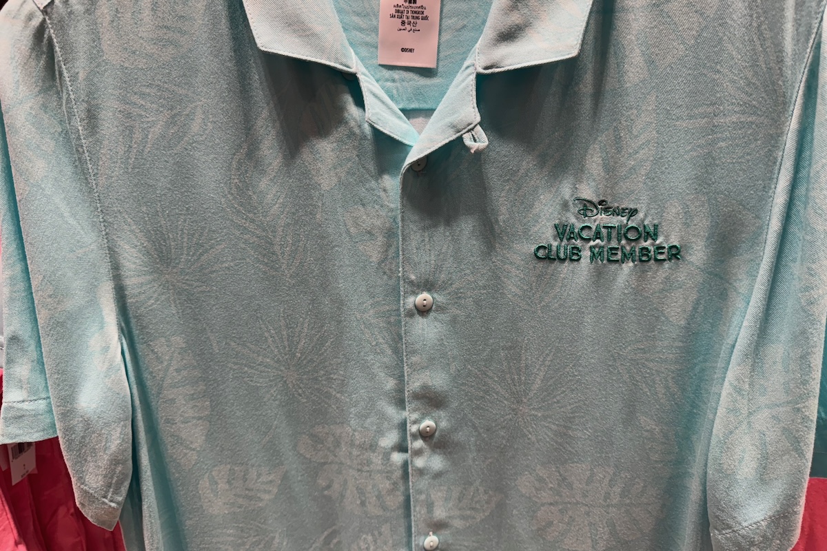 Disney Vacation Club Merchandise 2024 Shirt Button Up