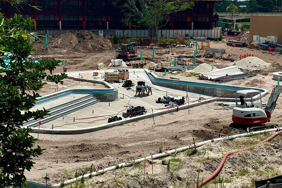 Disneys Polynesian Island Tower Construction 2024 May 6