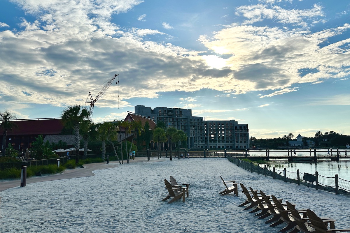 Disneys Polynesian Tower Construction 2023 August 8