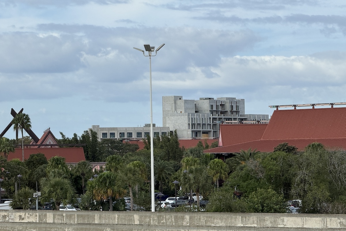 Disneys Polynesian Tower Construction 2023 December 1