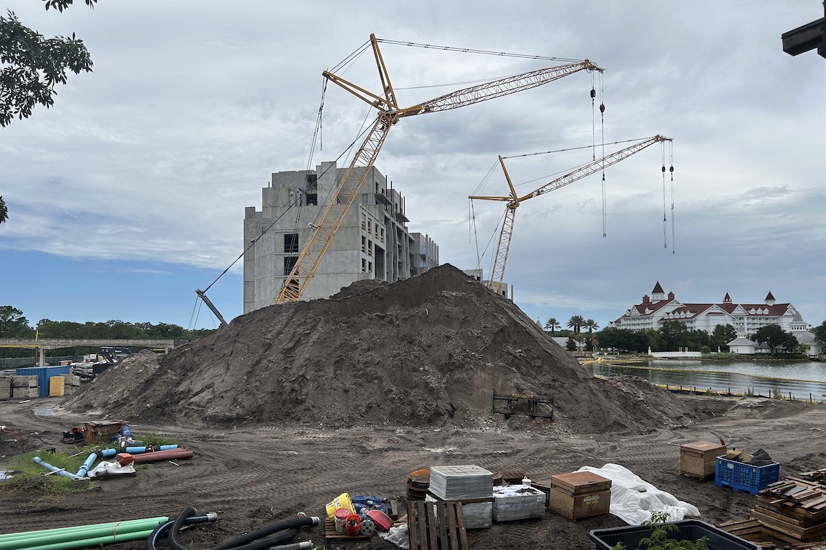 Disneys Polynesian Tower Construction 2023 June 3