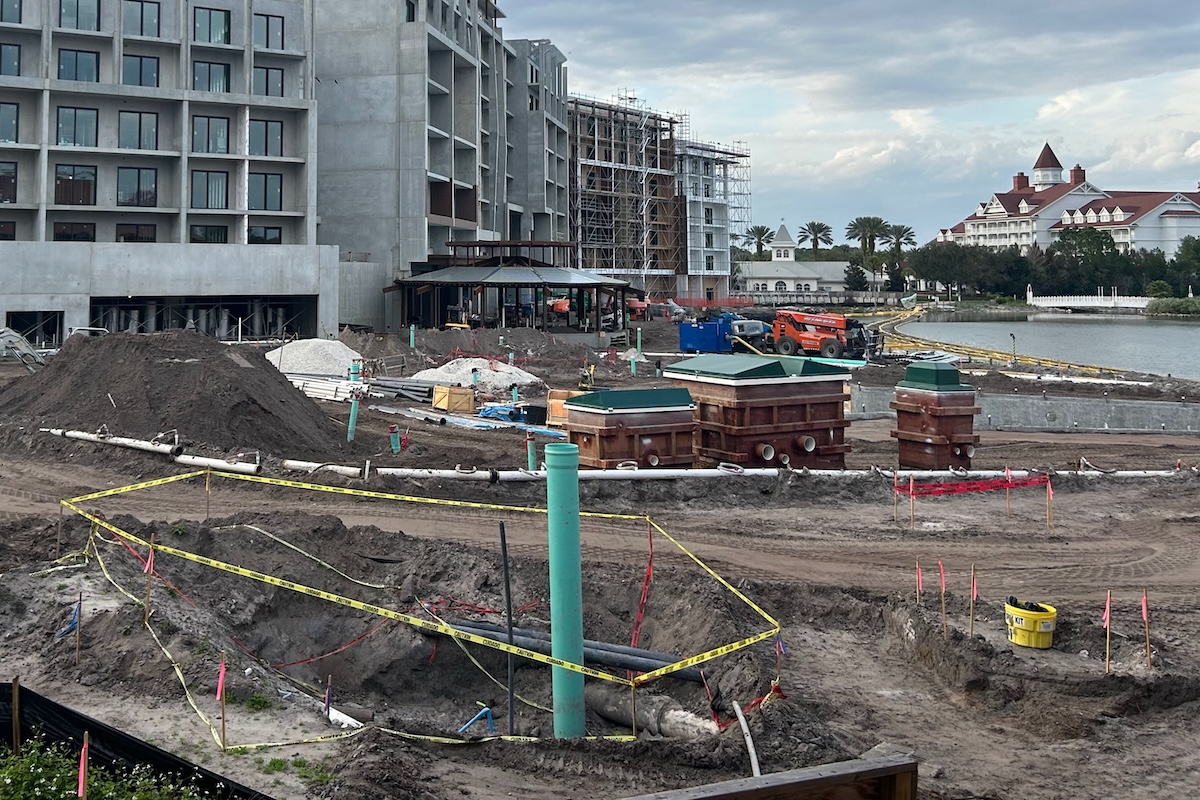 Disneys Polynesian Tower Construction 2024 February 2