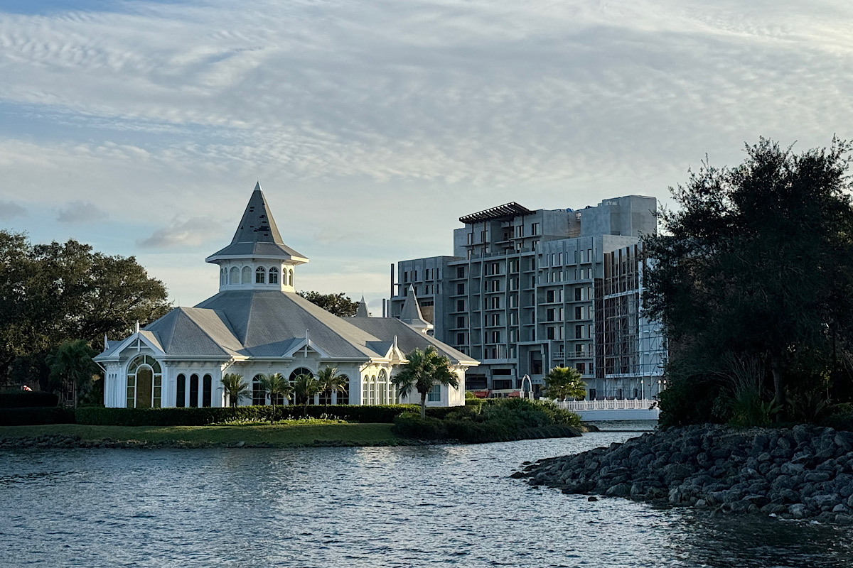 Disneys Polynesian Tower Construction 2024 January 6