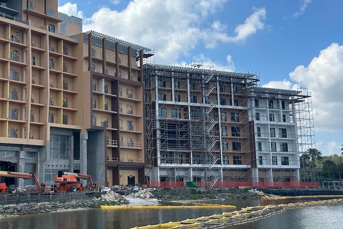 Disneys Polynesian Tower Construction 2024 March 3