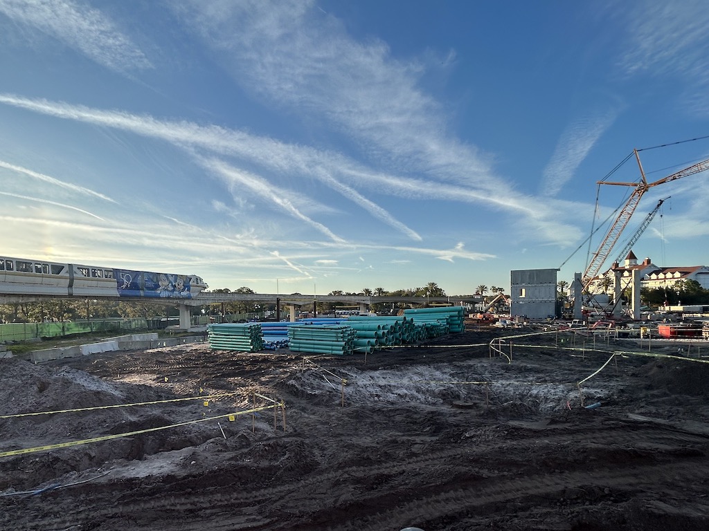 Disneys Polynesian Tower Construction March 2023