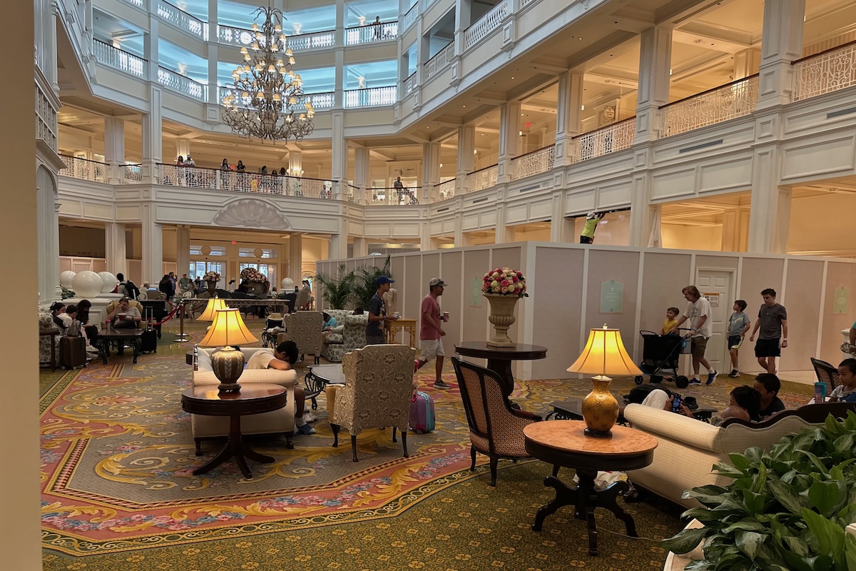 Disneys Grand Floridian Lobby Refurb 202507d