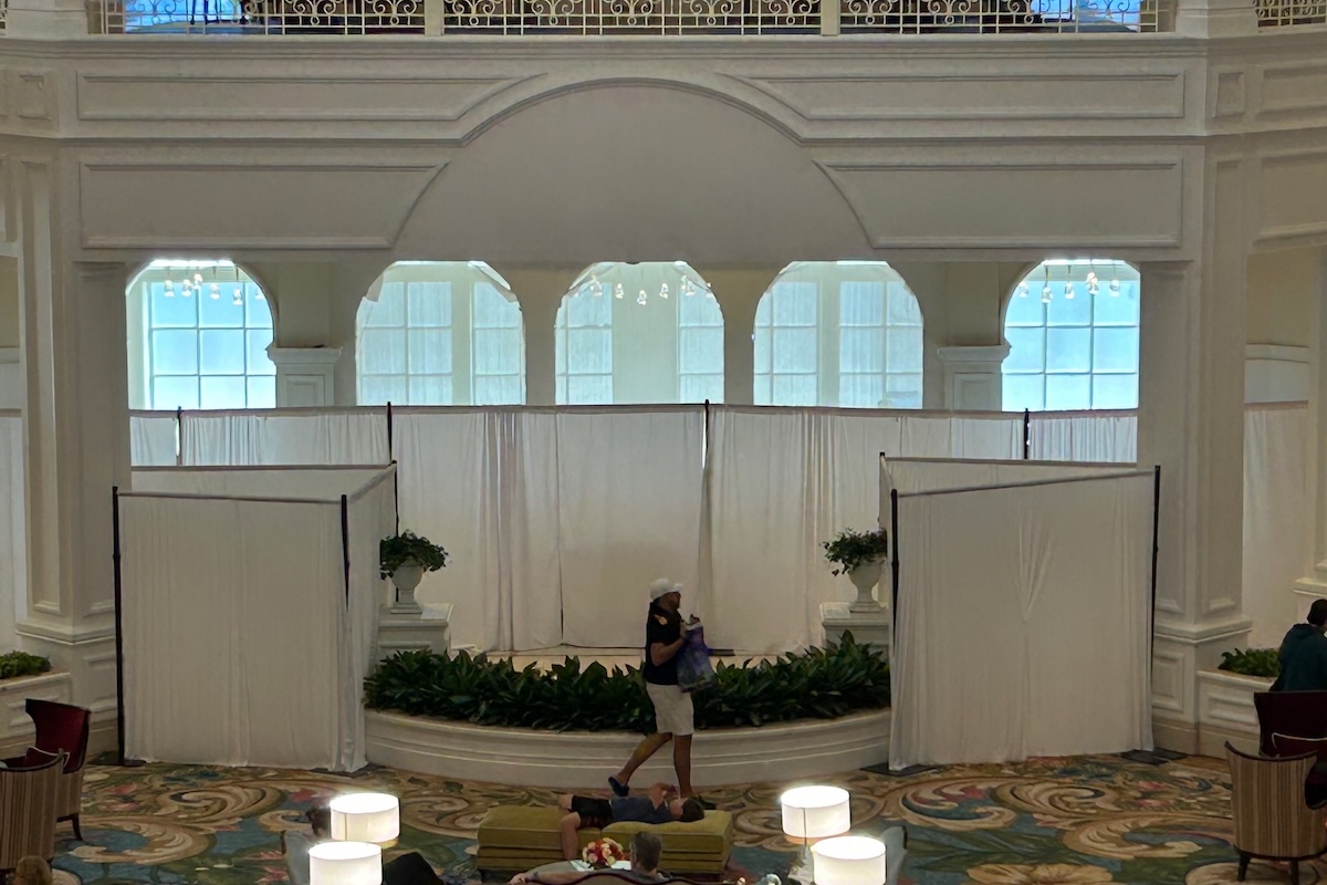 Disneys Grand Floridian Lobby Refurb 202510c