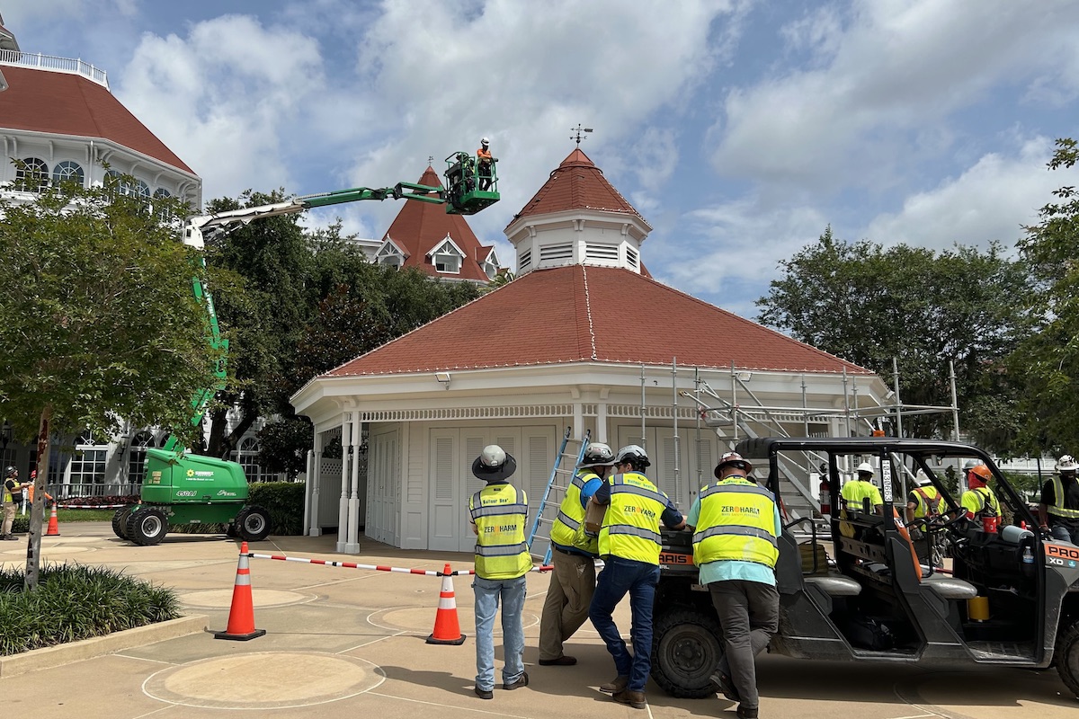 Disneys Grand Floridian Lobby Refurb June 2023b