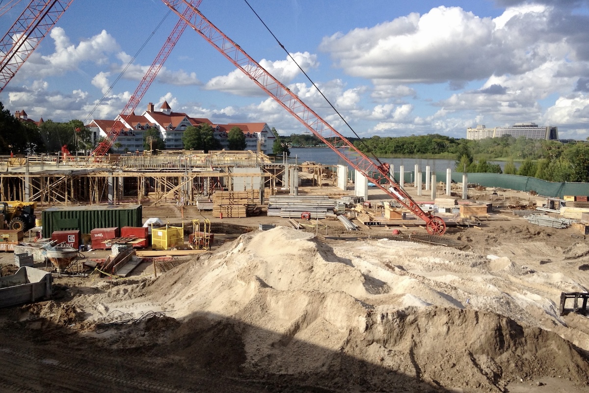 Villas at Disneys Grand Floridian Exterior Construction 2