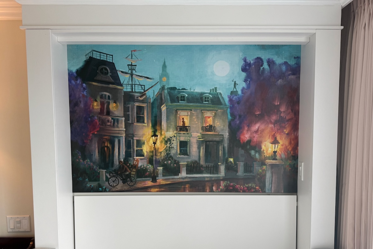 Murphy sofa bed artwork detail