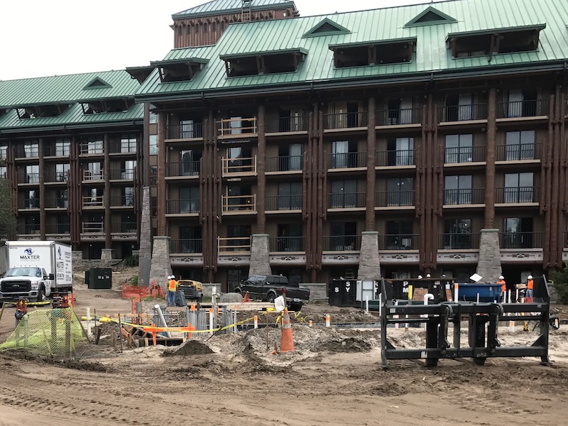 Wilderness Lodge Construction - October 2016