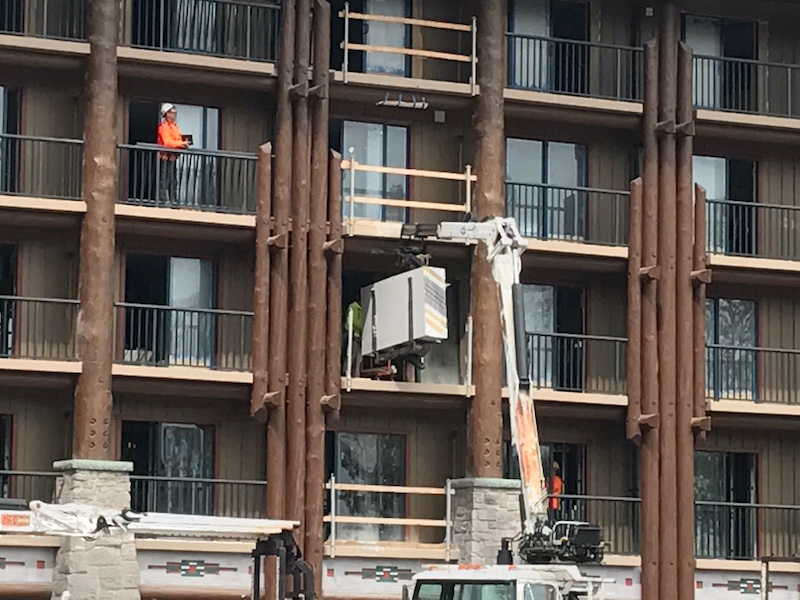 Wilderness Lodge Construction - October 2016